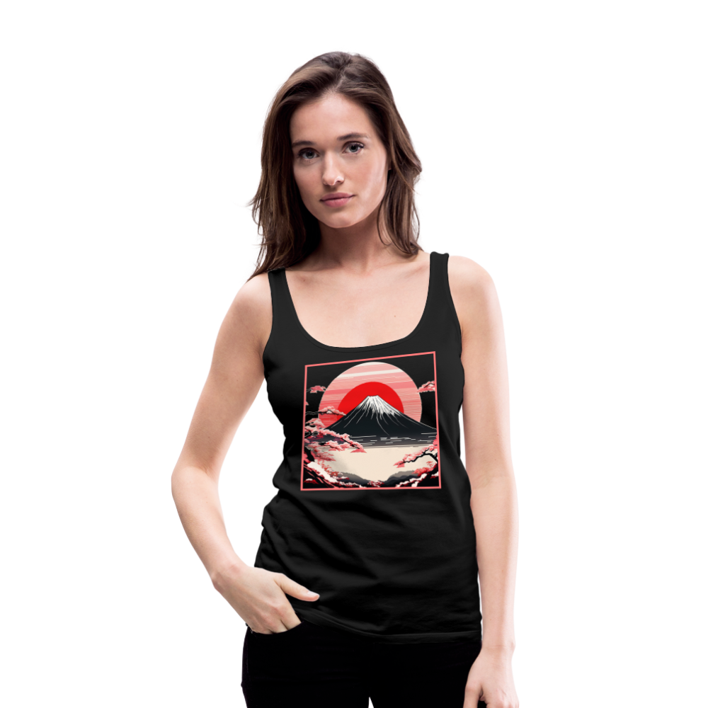 Tanktop Ladies Japan "Fuji" - Schwarz