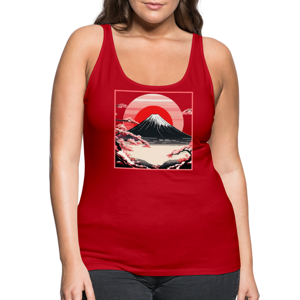 Tanktop Ladies Japan "Fuji" - Rot
