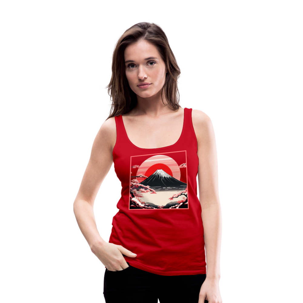 Tanktop Ladies Japan "Fuji" - Rot