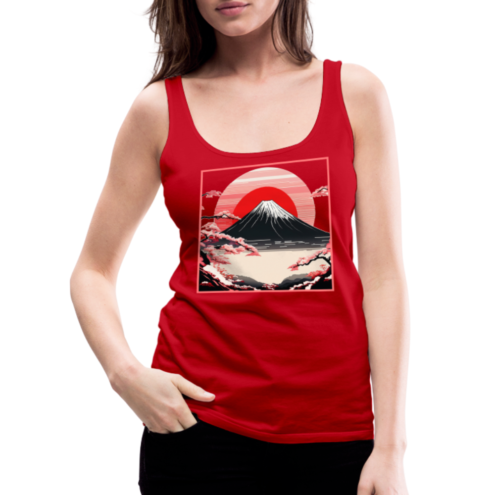 Tanktop Ladies Japan "Fuji" - Rot