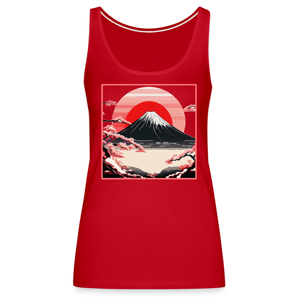 Tanktop Ladies Japan "Fuji" - Rot