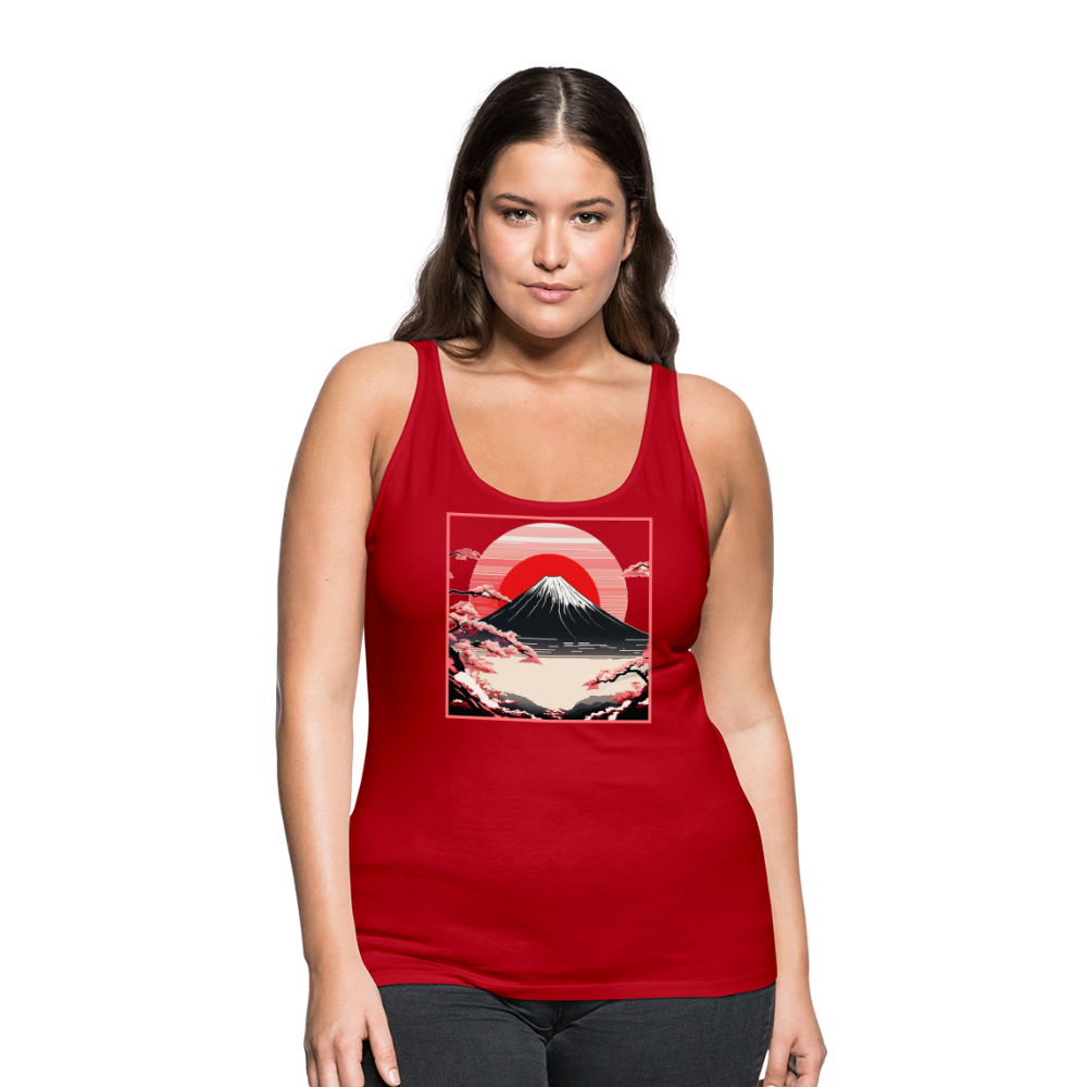 Tanktop Ladies Japan "Fuji" - Rot