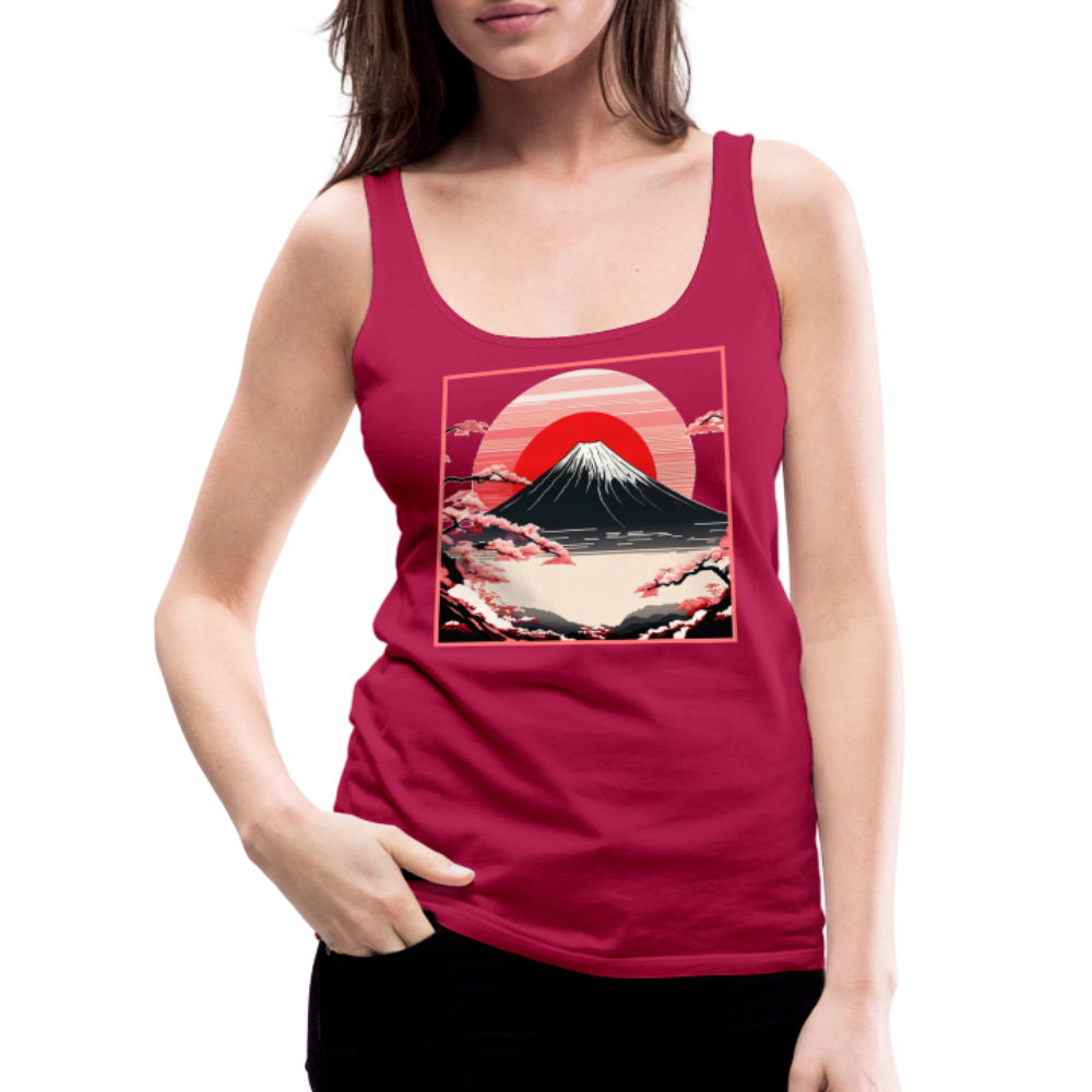 Tanktop Ladies Japan "Fuji" - dunkles Pink