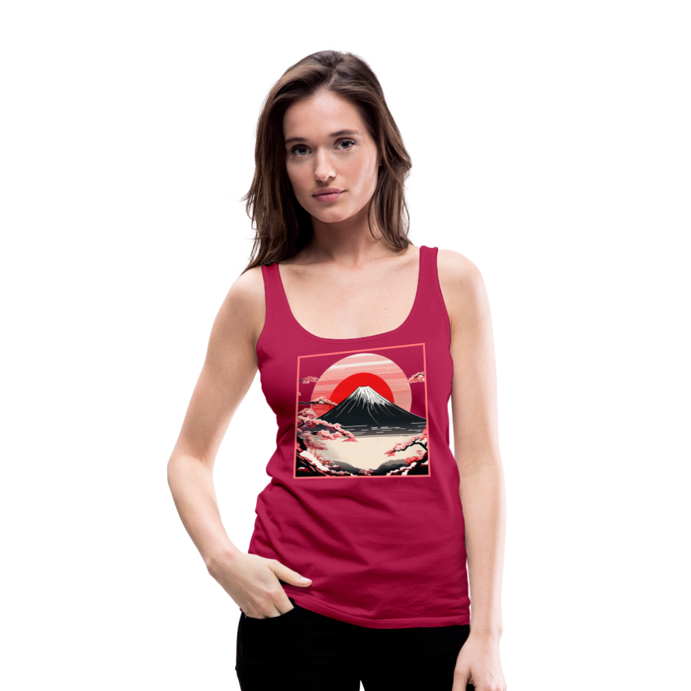 Tanktop Ladies Japan "Fuji" - dunkles Pink