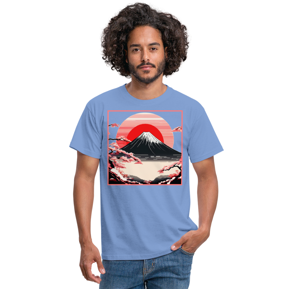 T-Shirt Japan "Fuji" - carolina blue