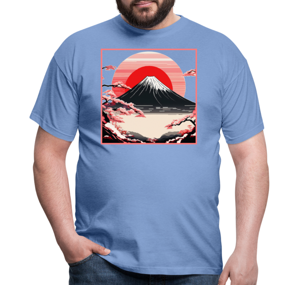 T-Shirt Japan "Fuji" - carolina blue