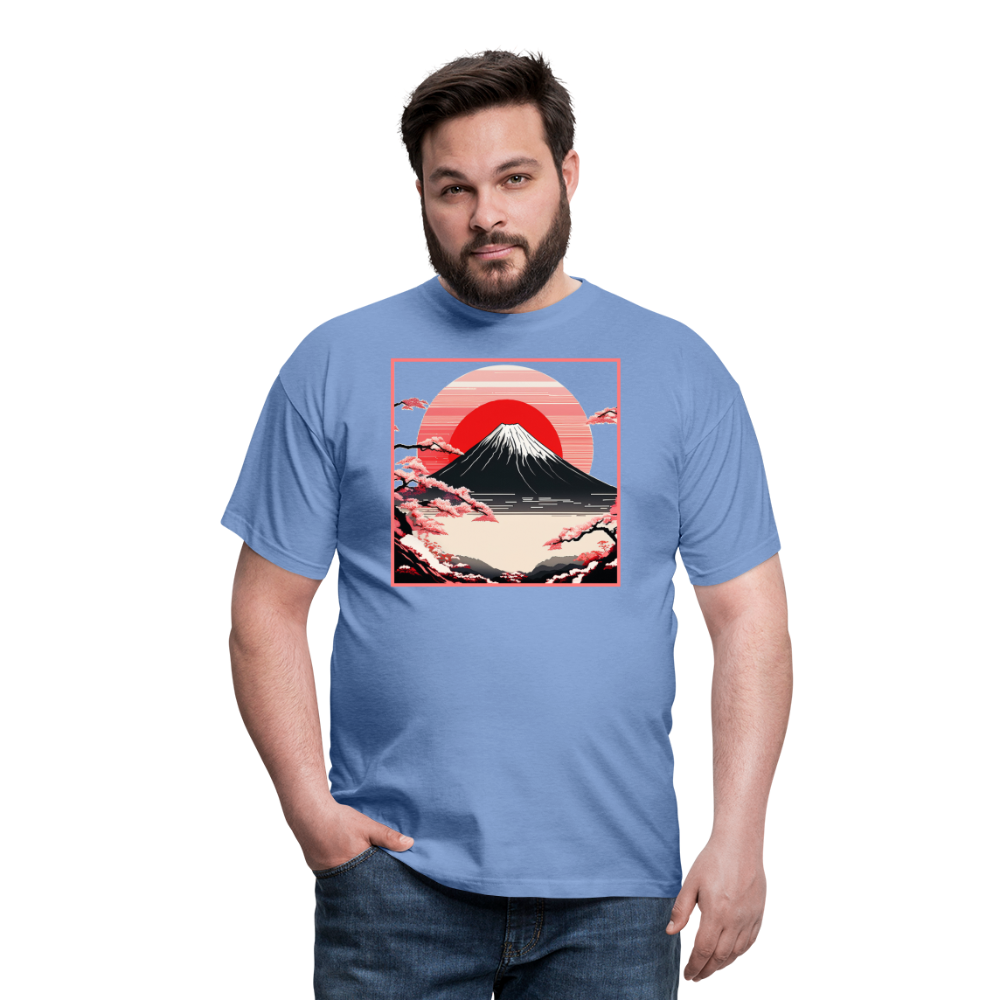T-Shirt Japan "Fuji" - carolina blue