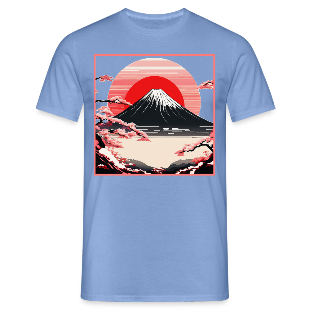 T-Shirt Japan "Fuji" - carolina blue