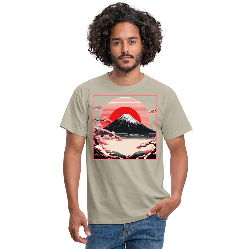T-Shirt Japan "Fuji" - Sandbeige
