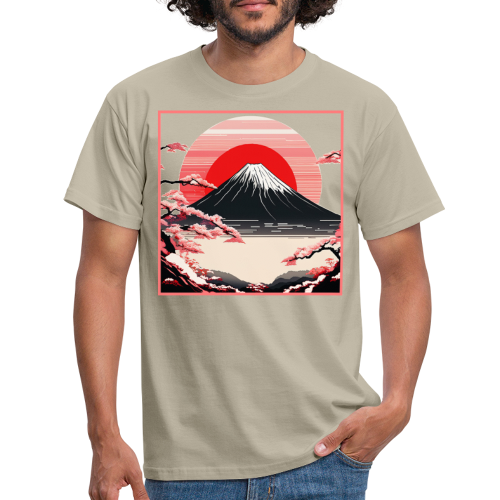 T-Shirt Japan "Fuji" - Sandbeige