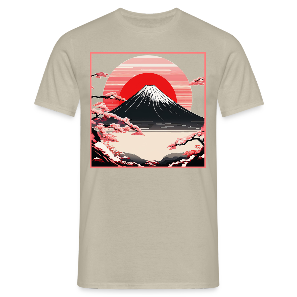 T-Shirt Japan "Fuji" - Sandbeige