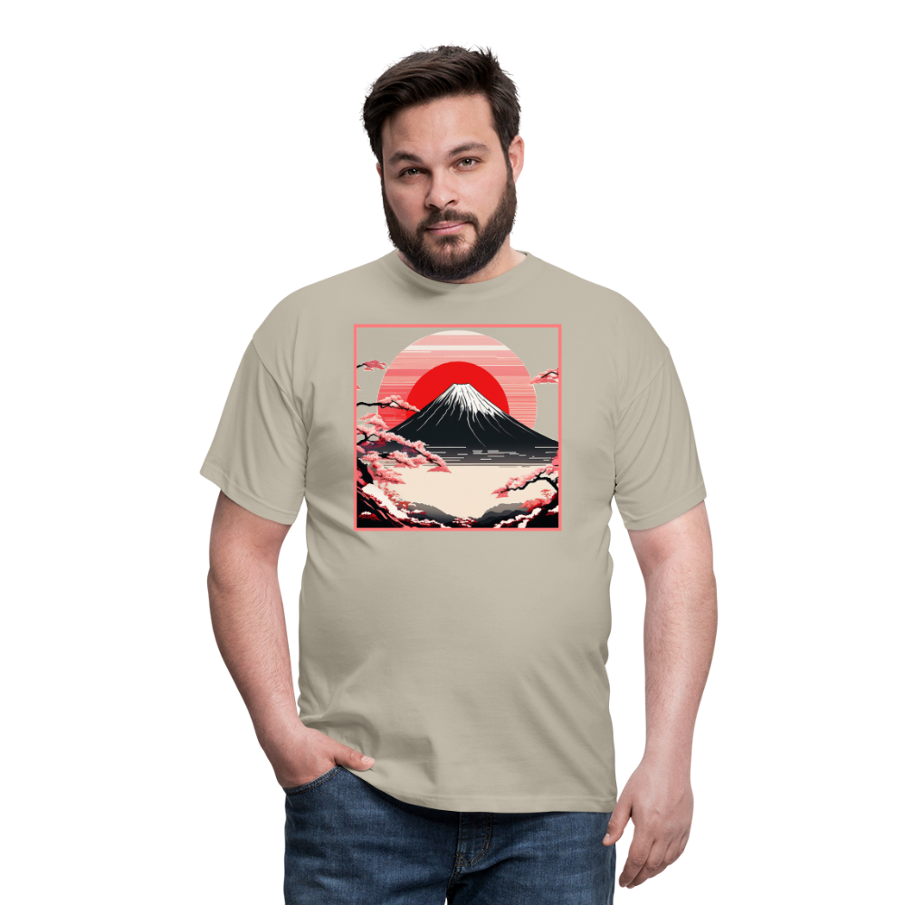 T-Shirt Japan "Fuji" - Sandbeige