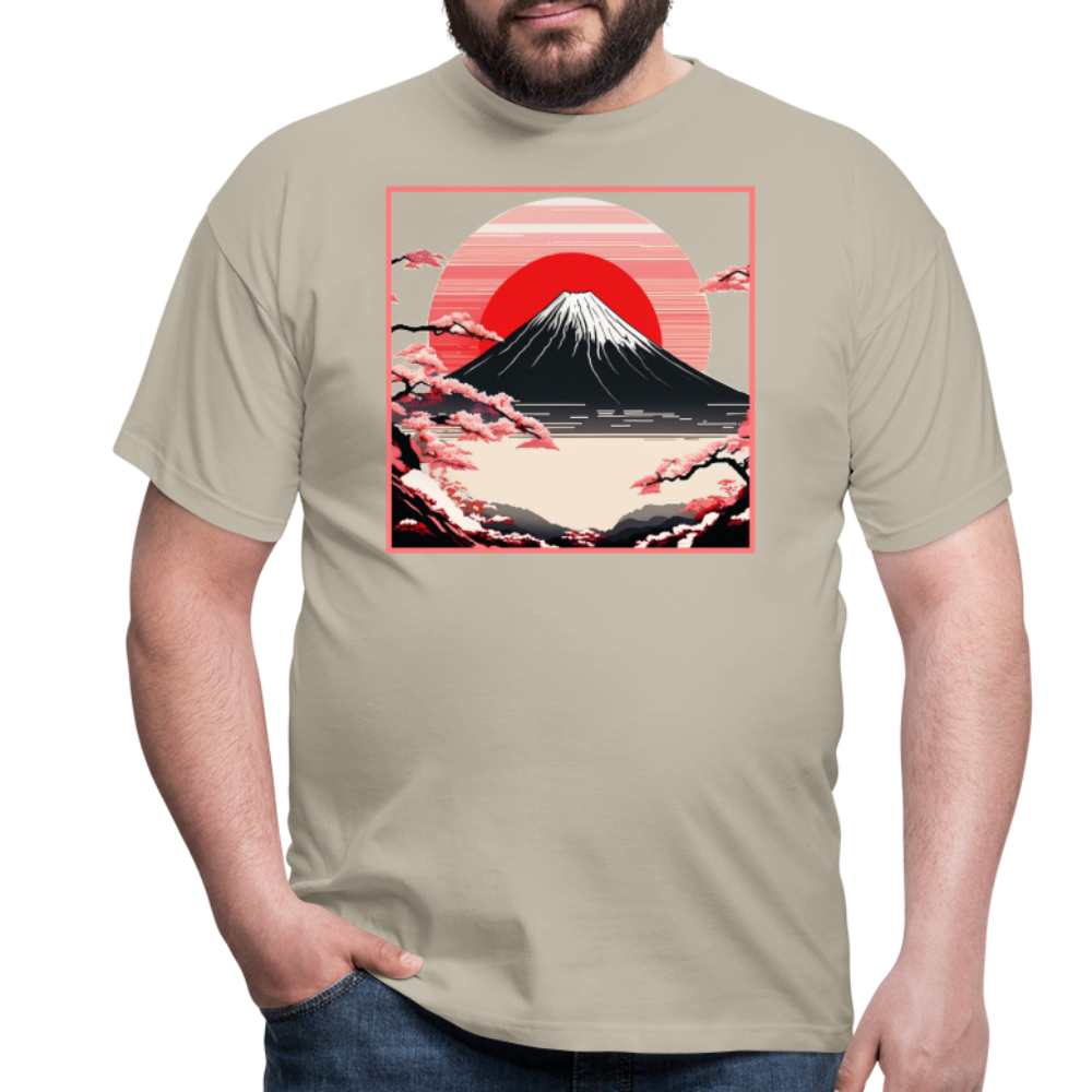 T-Shirt Japan "Fuji" - Sandbeige