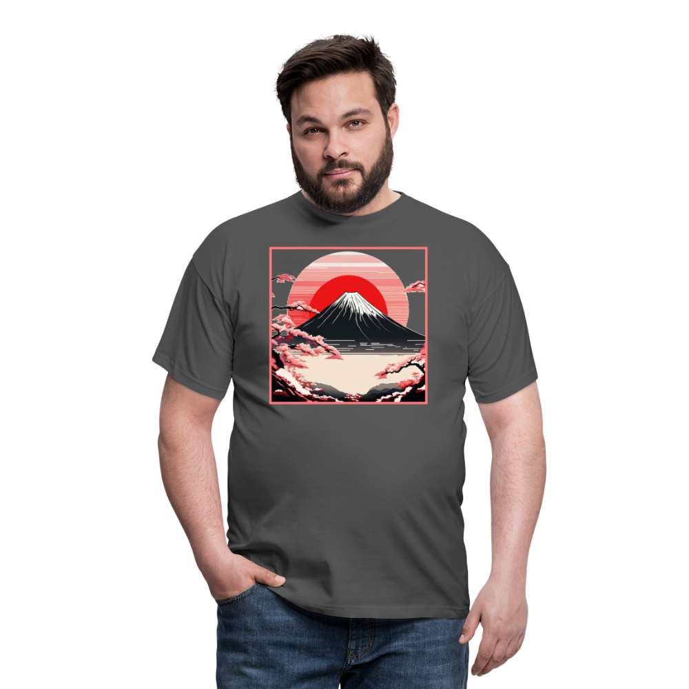 T-Shirt Japan "Fuji" - Anthrazit
