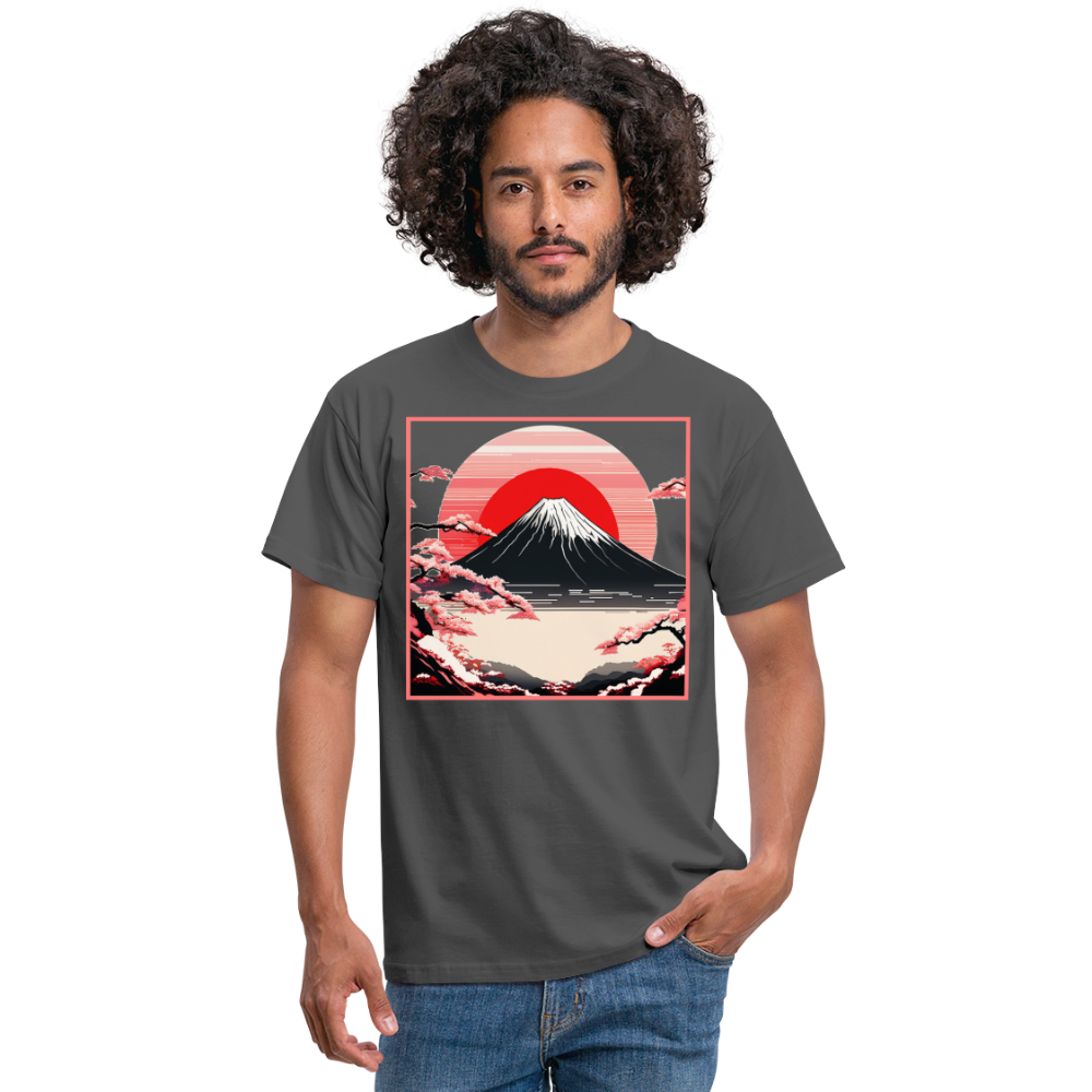 T-Shirt Japan "Fuji" - Anthrazit