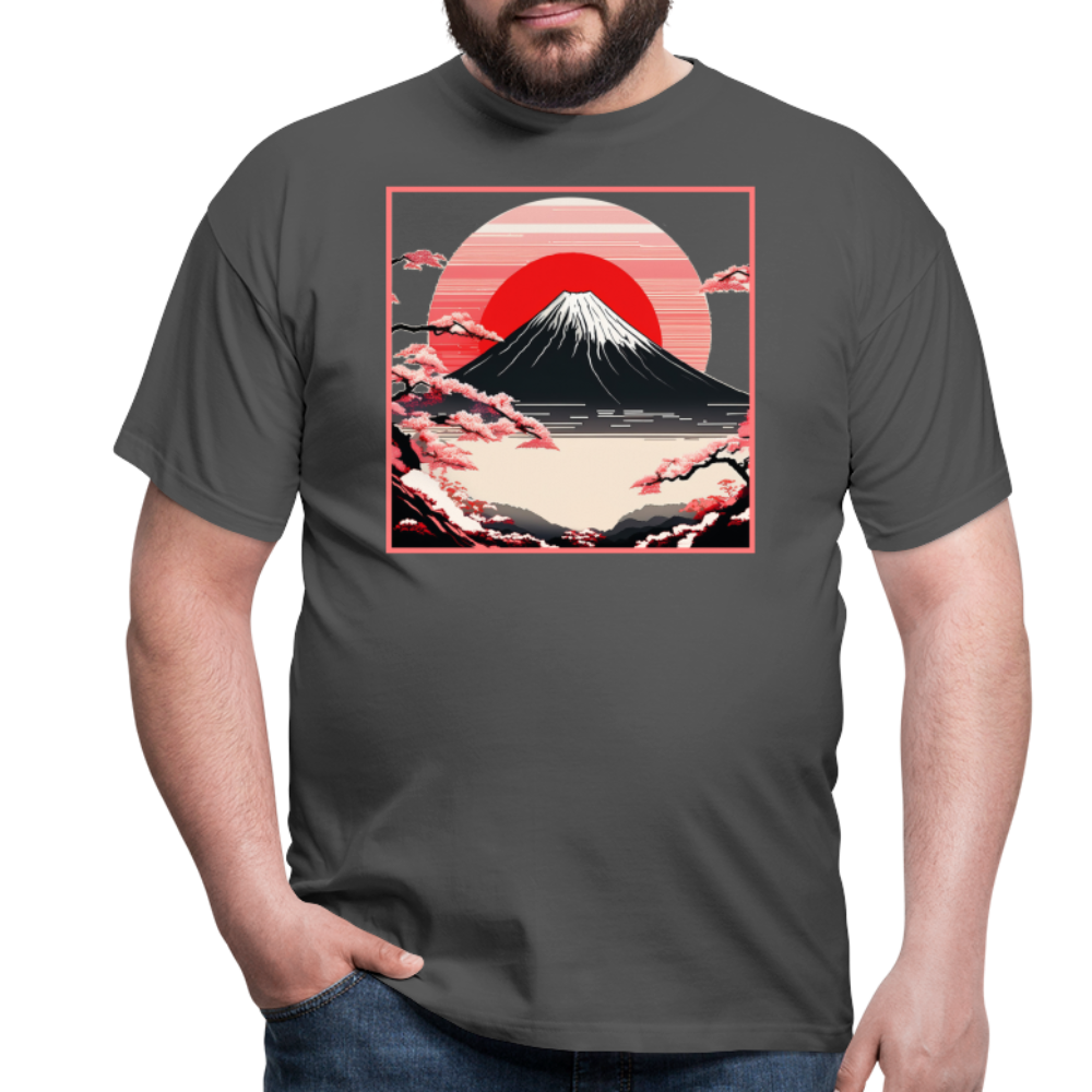T-Shirt Japan "Fuji" - Anthrazit