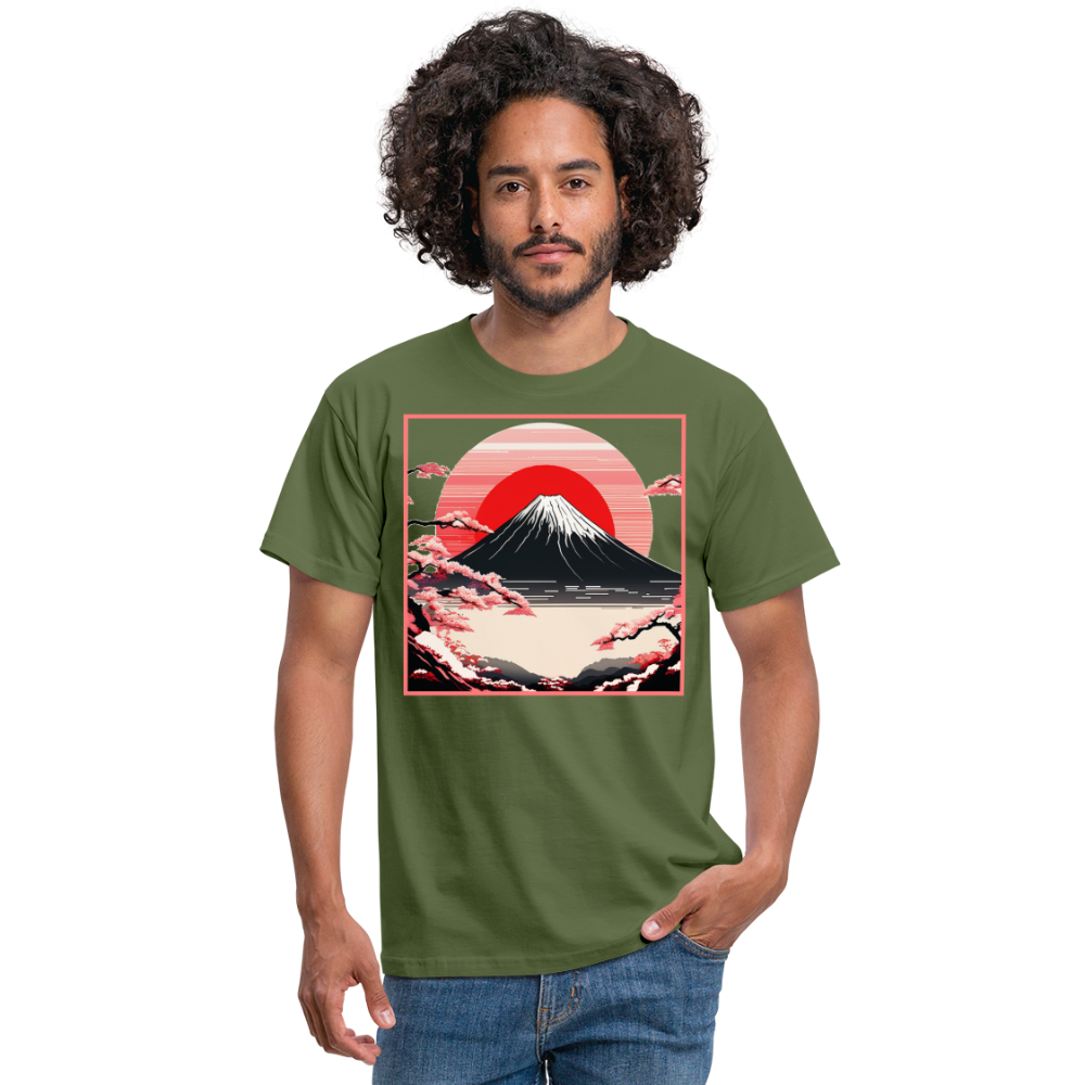 T-Shirt Japan "Fuji" - Militärgrün