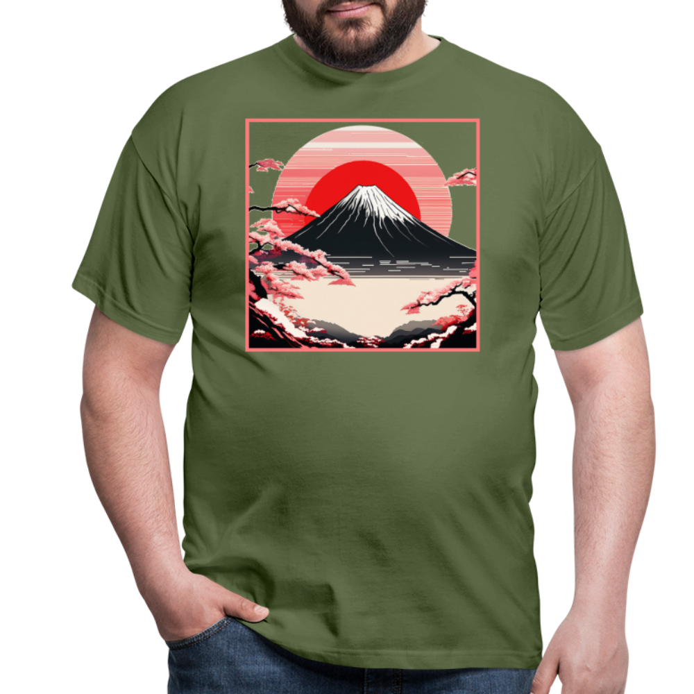 T-Shirt Japan "Fuji" - Militärgrün