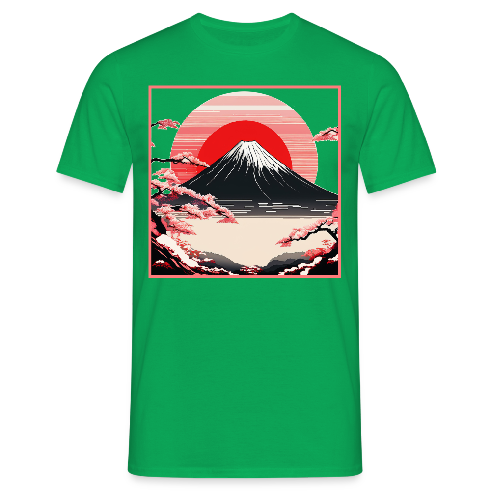 T-Shirt Japan "Fuji" - Kelly Green