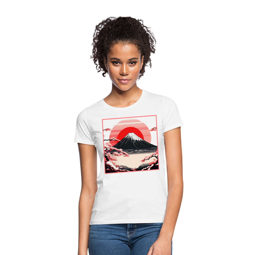 T-Shirt Ladies Japan "Fuji" - Weiß