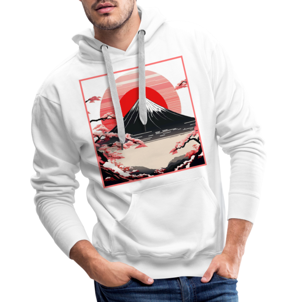 Hoodie Japan "Fuji" - Weiß