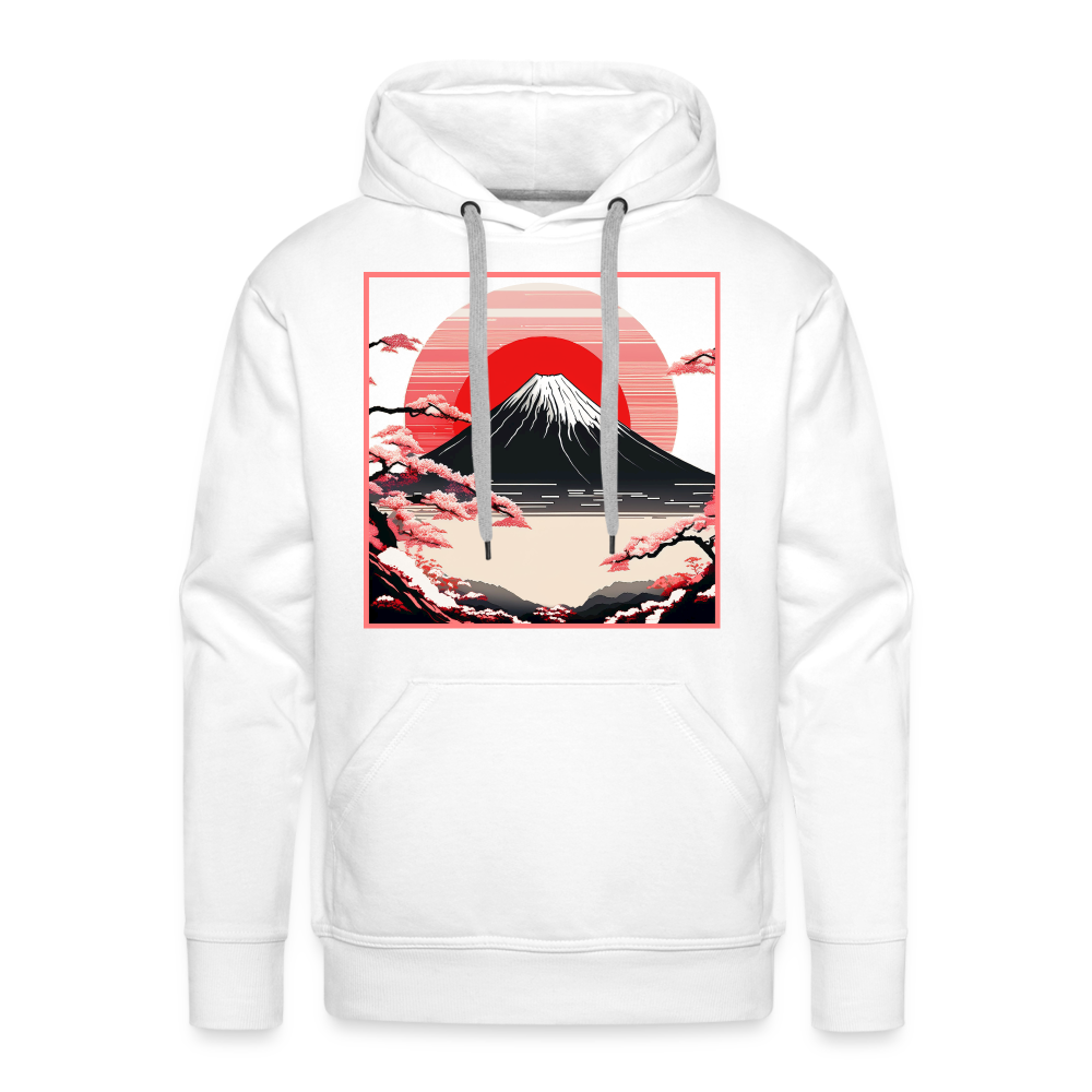 Hoodie Japan "Fuji" - Weiß
