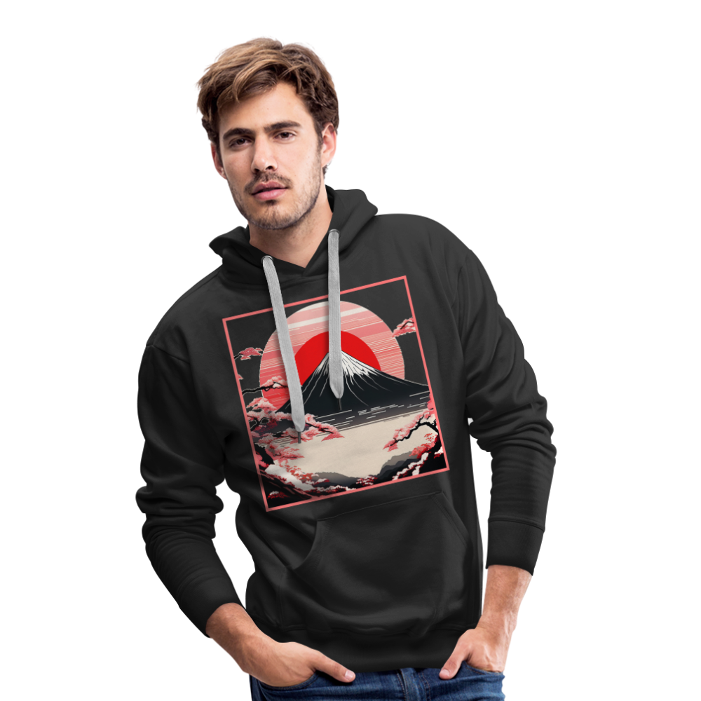 Hoodie Japan "Fuji" - Schwarz