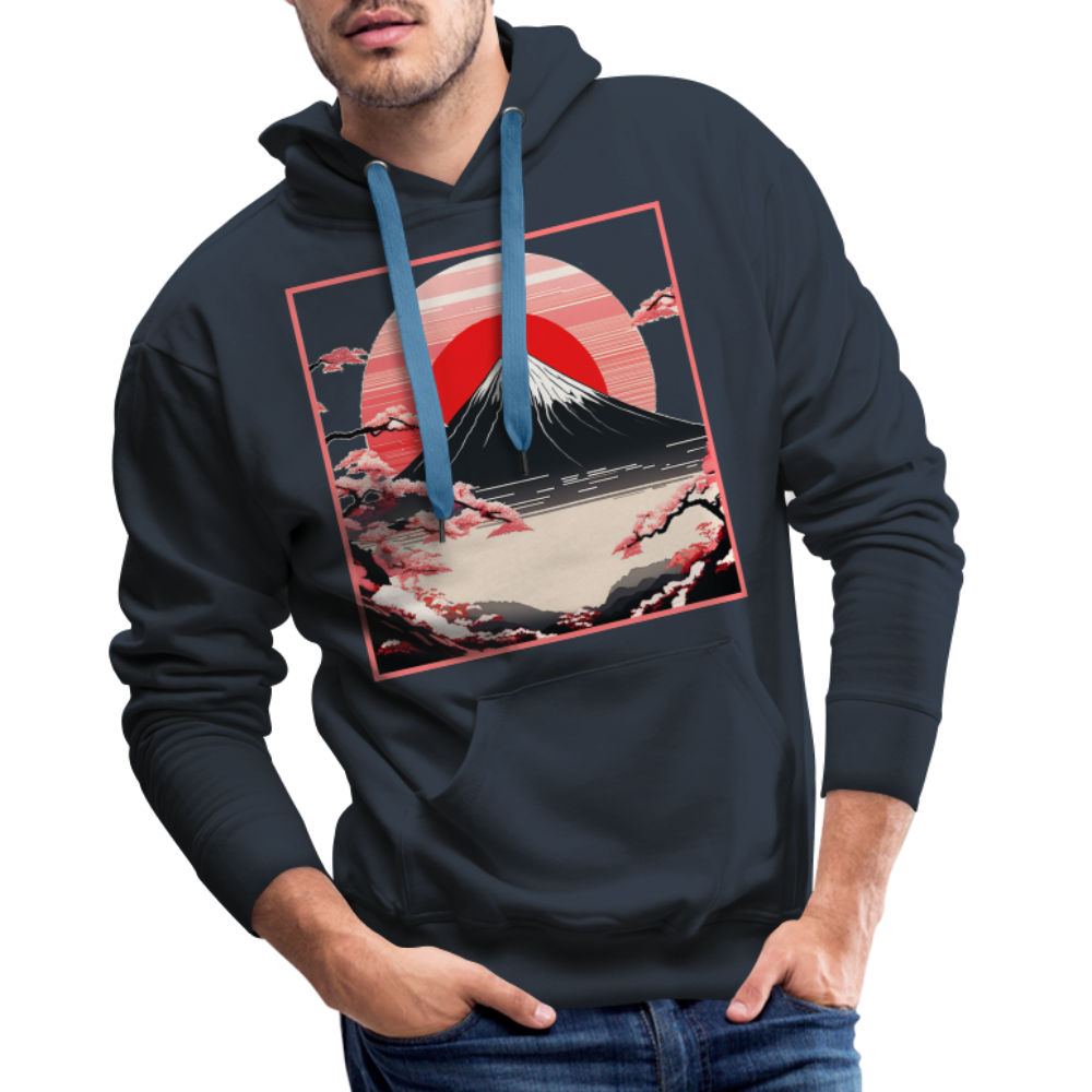 Hoodie Japan "Fuji" - Navy