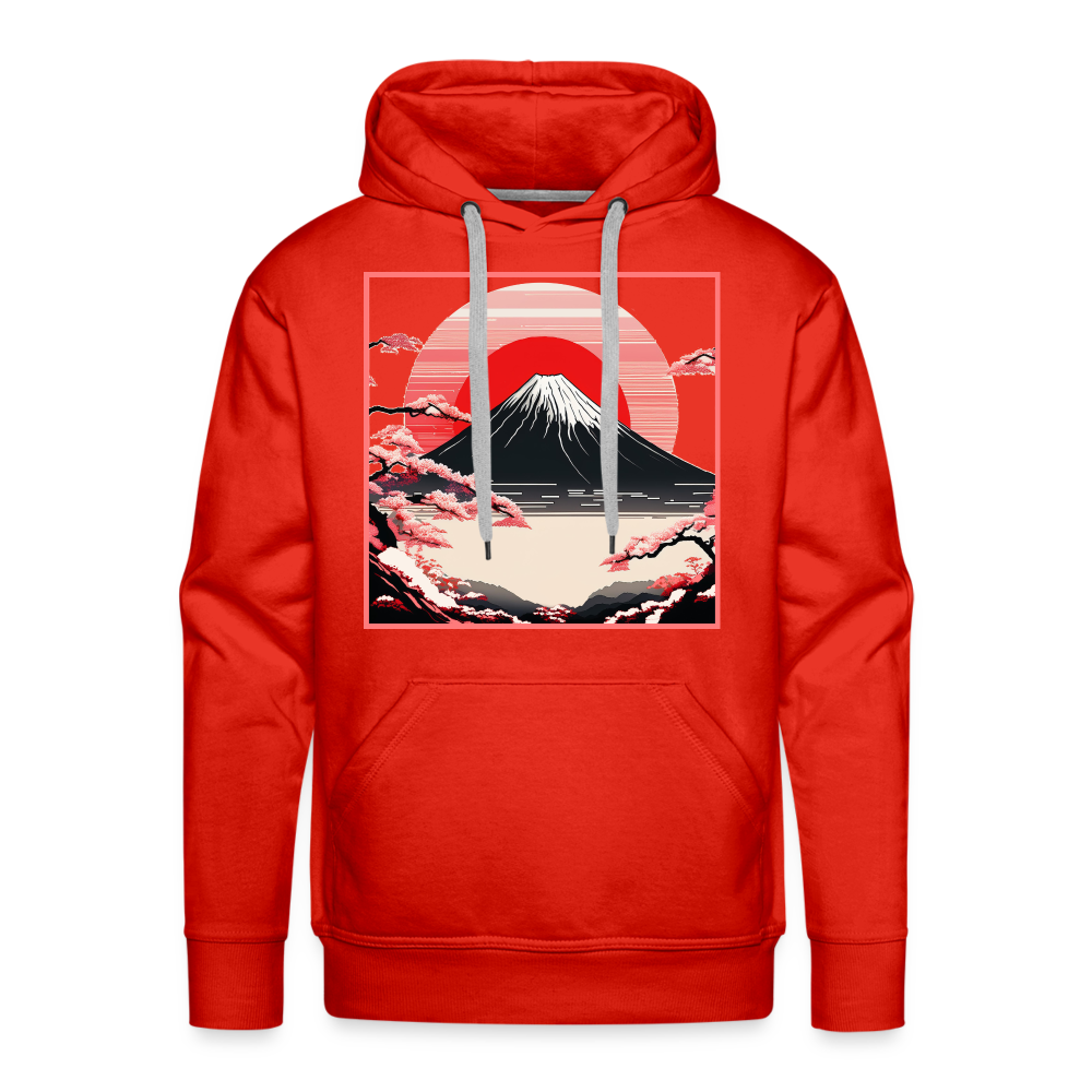 Hoodie Japan "Fuji" - Rot