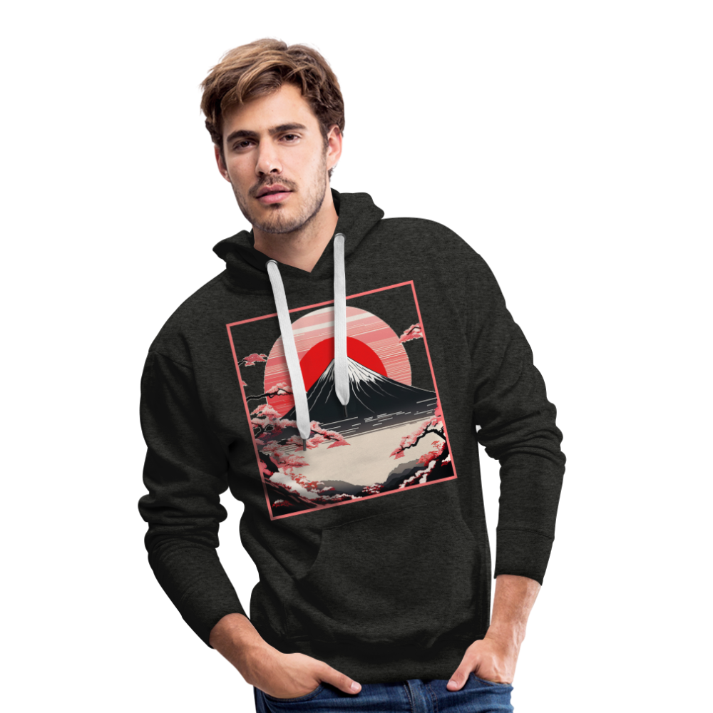 Hoodie Japan "Fuji" - Anthrazit