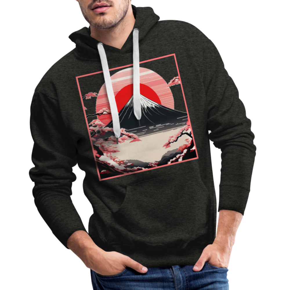 Hoodie Japan "Fuji" - Anthrazit