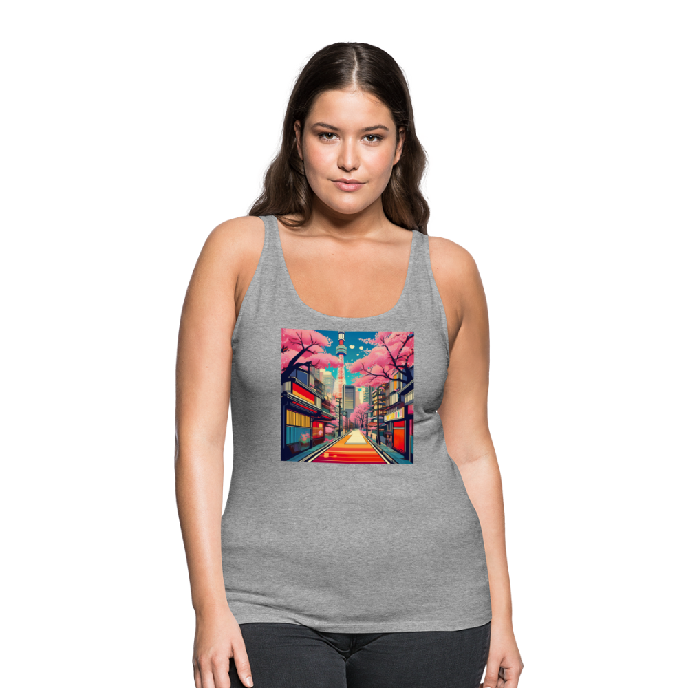 Tanktop Ladies Japan "Tokyo" - Grau meliert