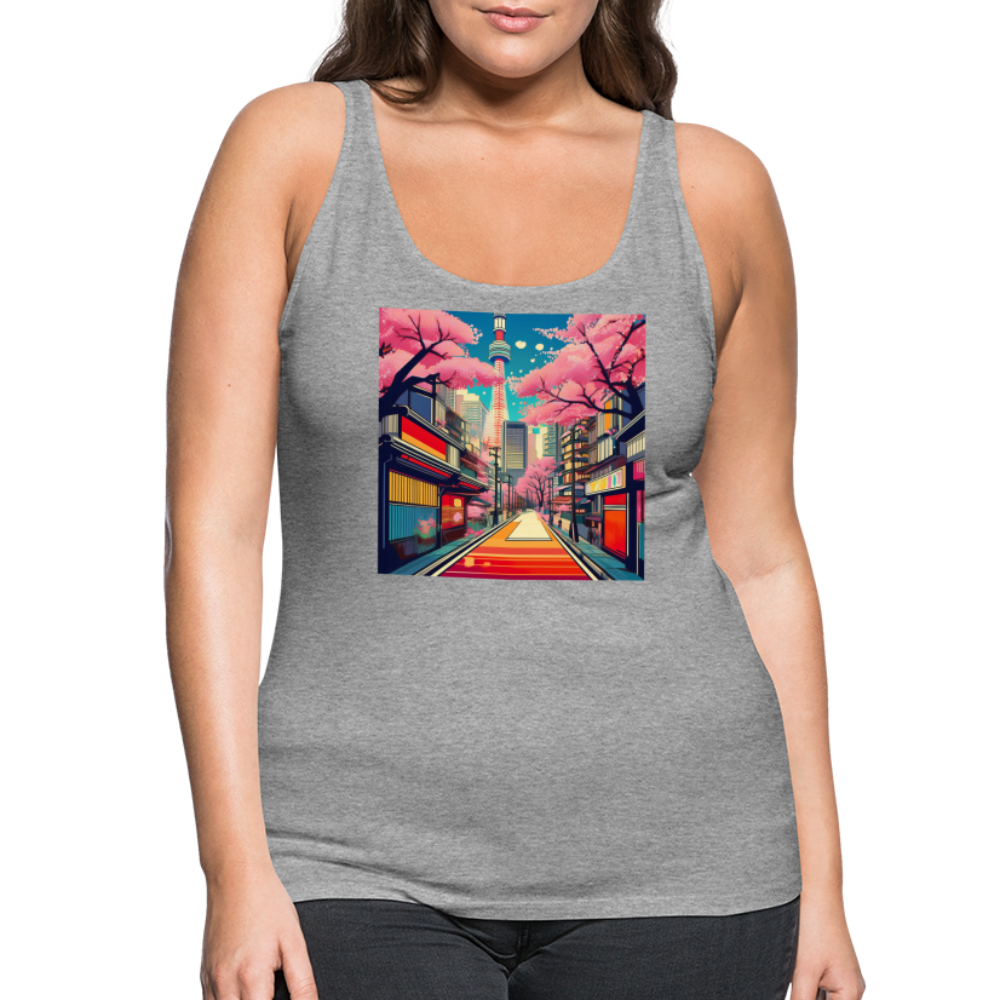 Tanktop Ladies Japan "Tokyo" - Grau meliert