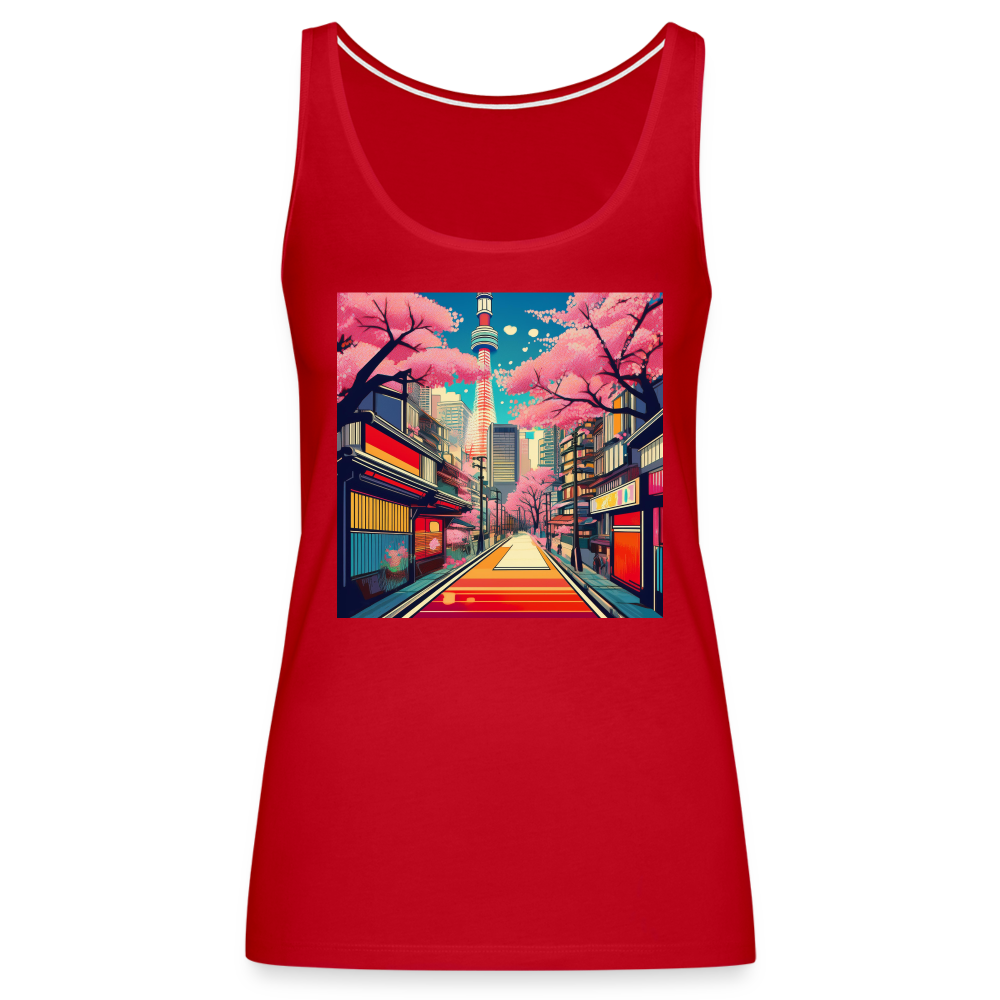 Tanktop Ladies Japan "Tokyo" - Rot
