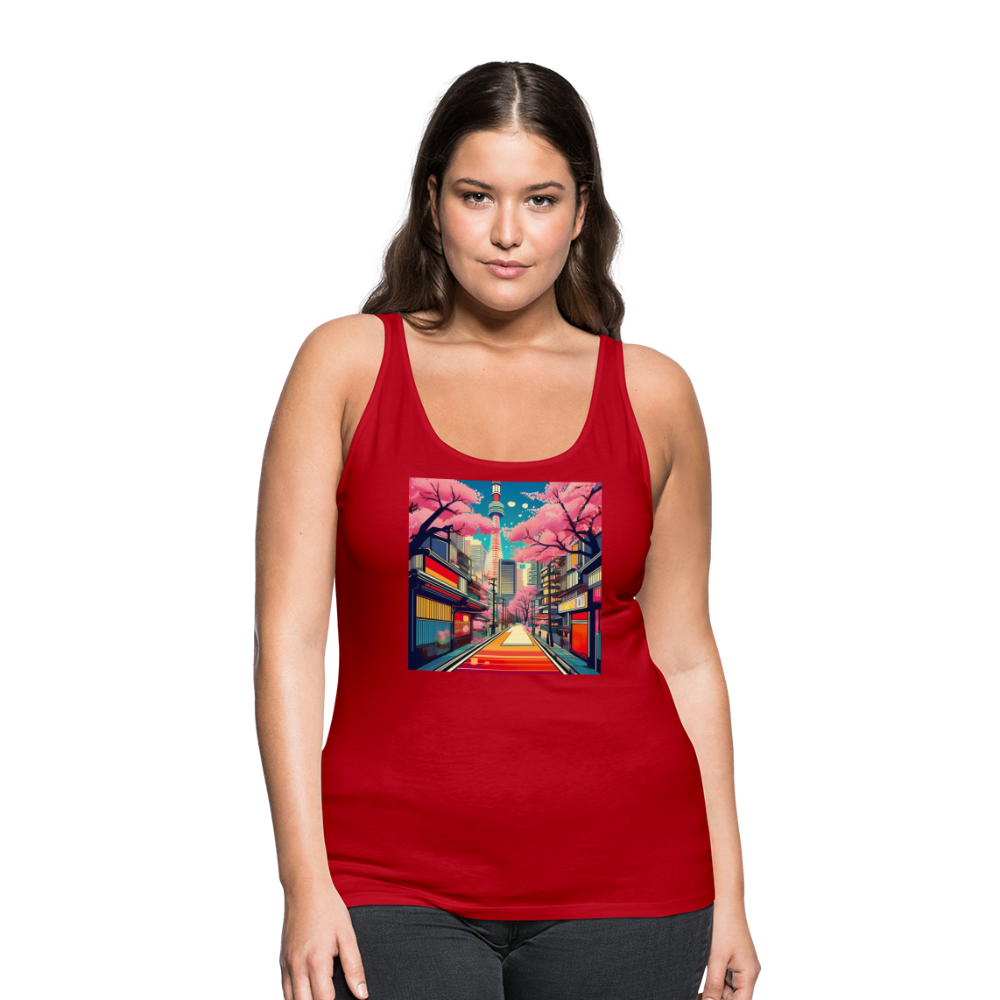 Tanktop Ladies Japan "Tokyo" - Rot