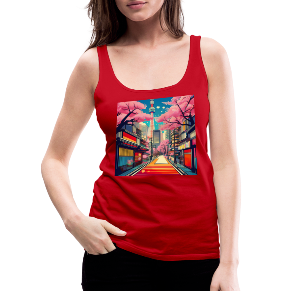 Tanktop Ladies Japan "Tokyo" - Rot