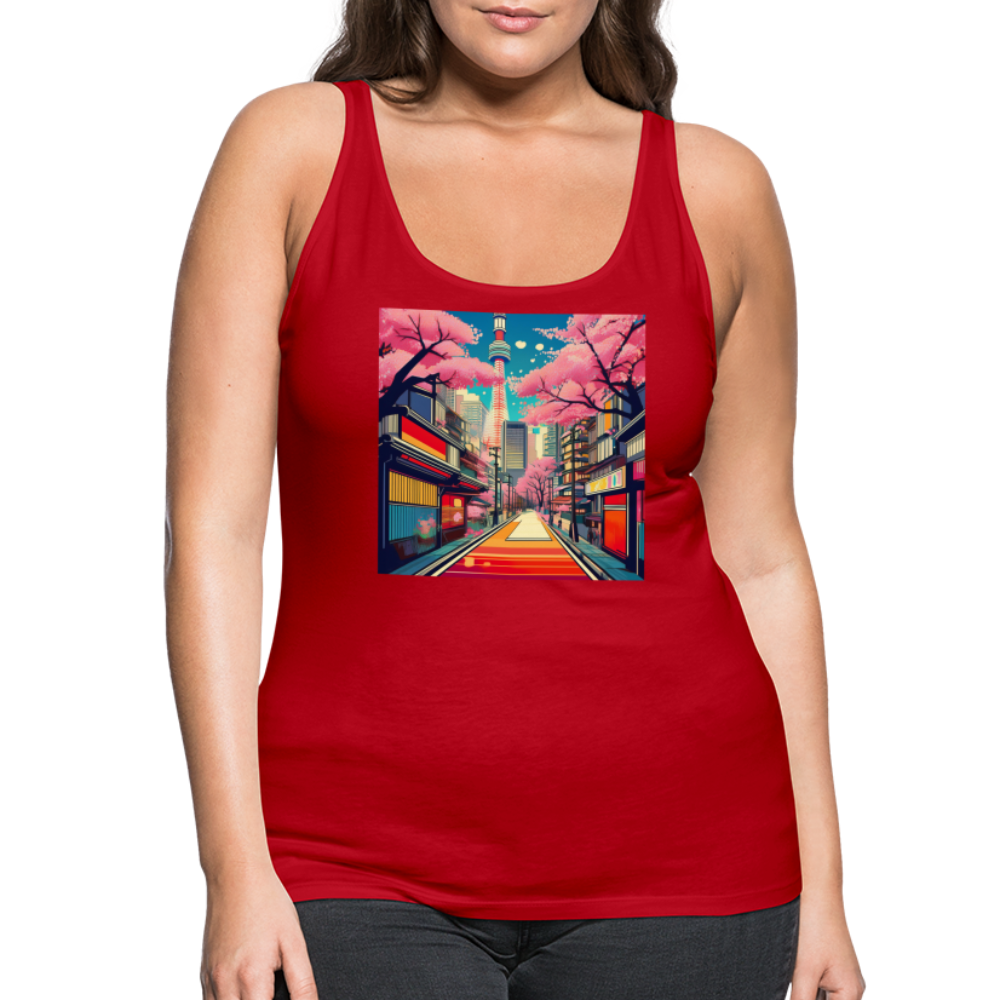 Tanktop Ladies Japan "Tokyo" - Rot
