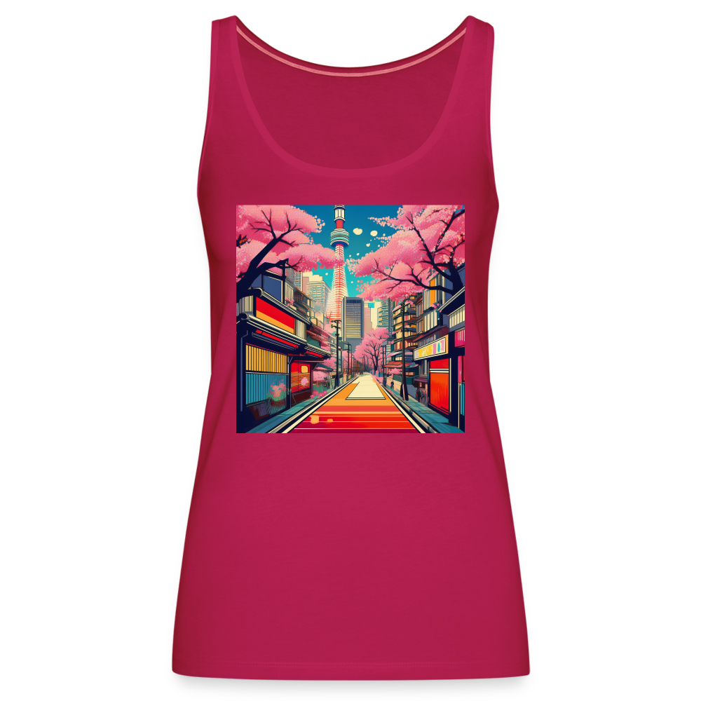 Tanktop Ladies Japan "Tokyo" - dunkles Pink
