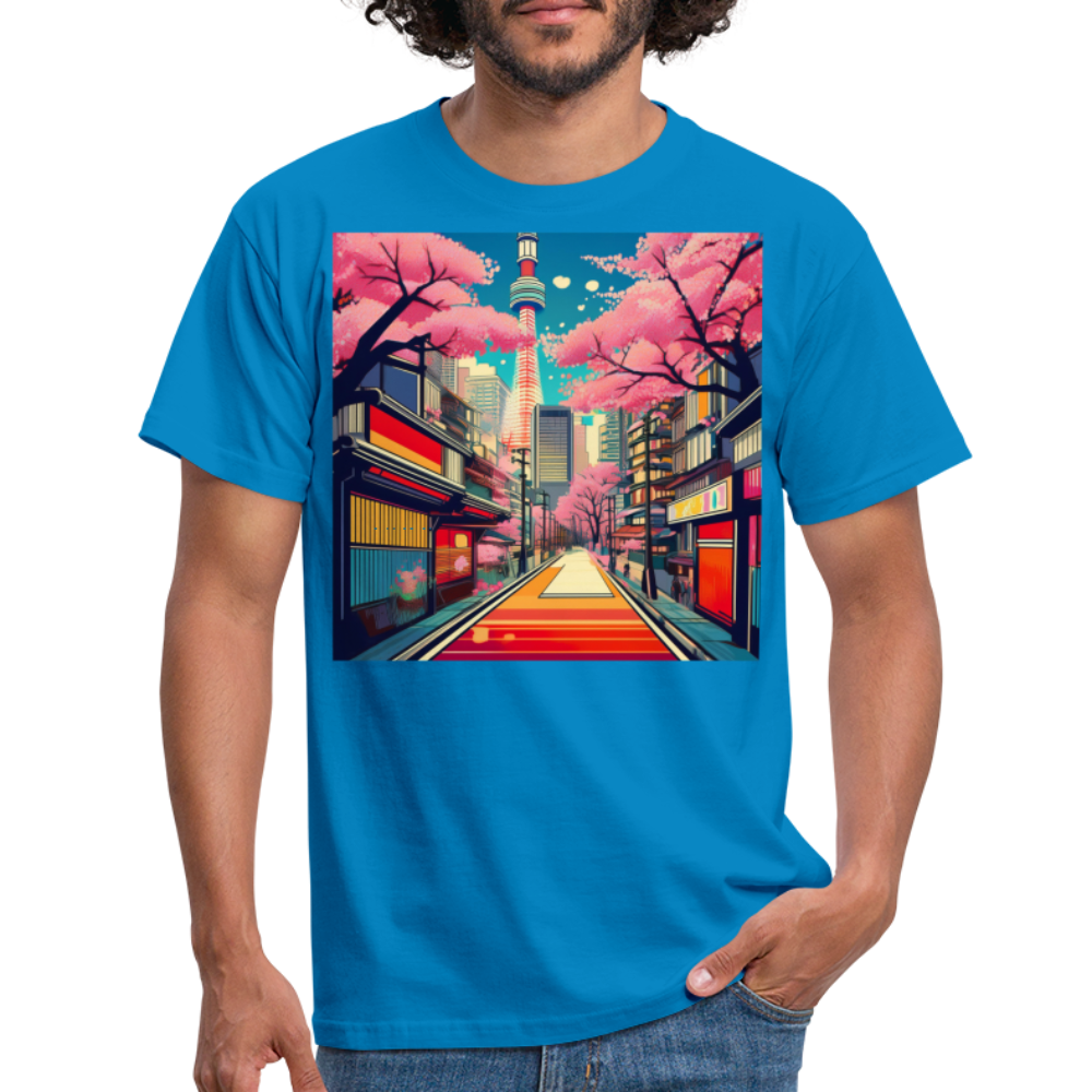 T-Shirt Japan "Tokyo" - Royalblau