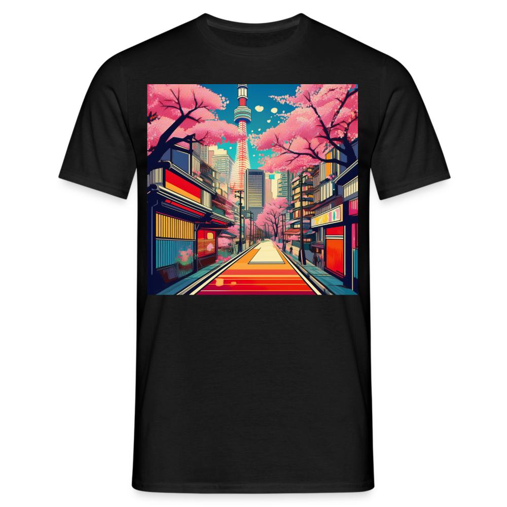 T-Shirt Japan "Tokyo" - Schwarz