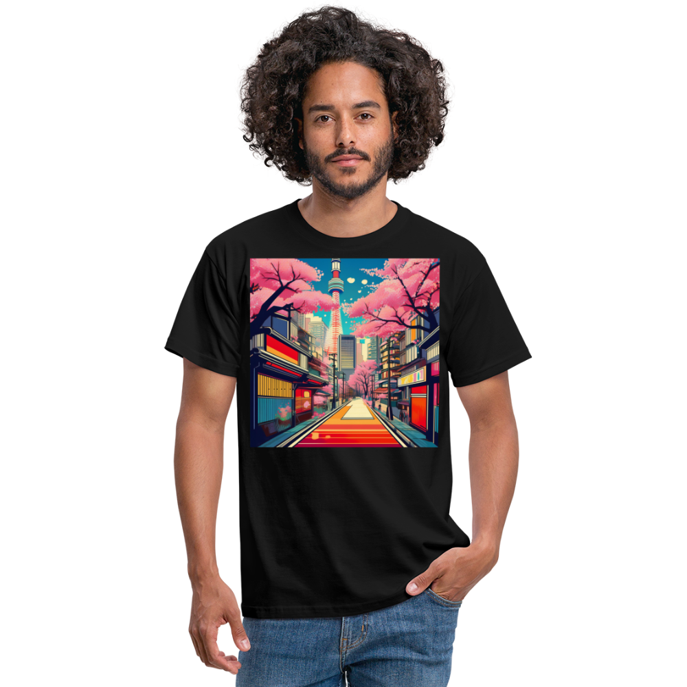 T-Shirt Japan "Tokyo" - Schwarz