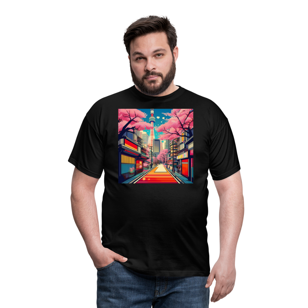 T-Shirt Japan "Tokyo" - Schwarz