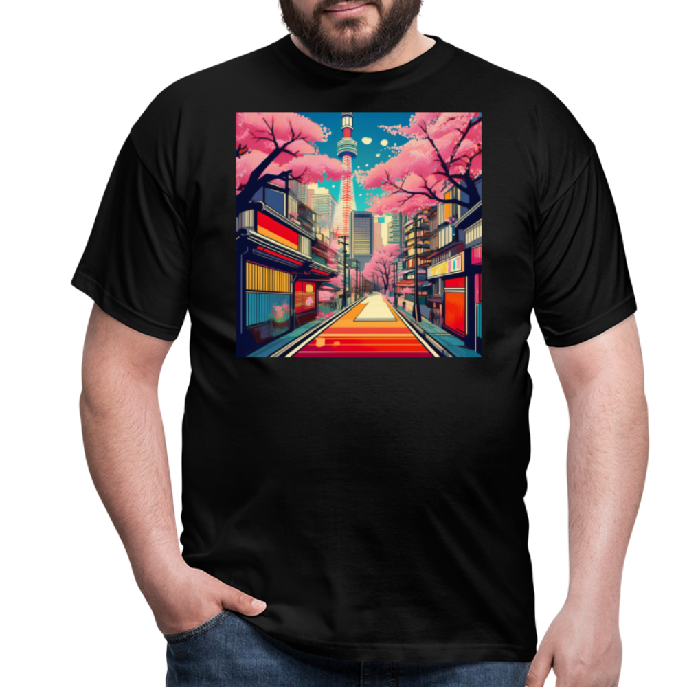 T-Shirt Japan "Tokyo" - Schwarz
