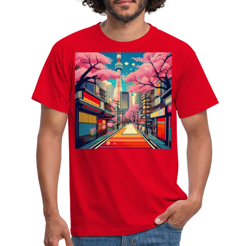 T-Shirt Japan "Tokyo" - Rot
