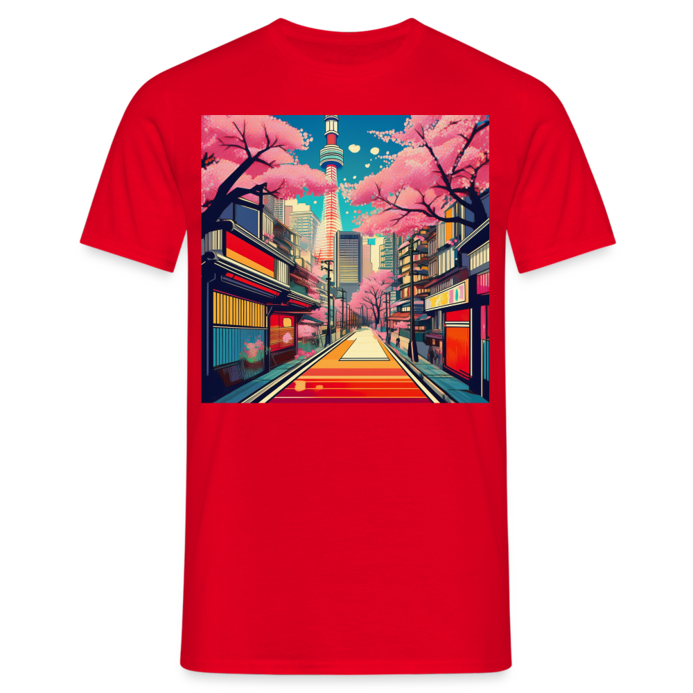 T-Shirt Japan "Tokyo" - Rot