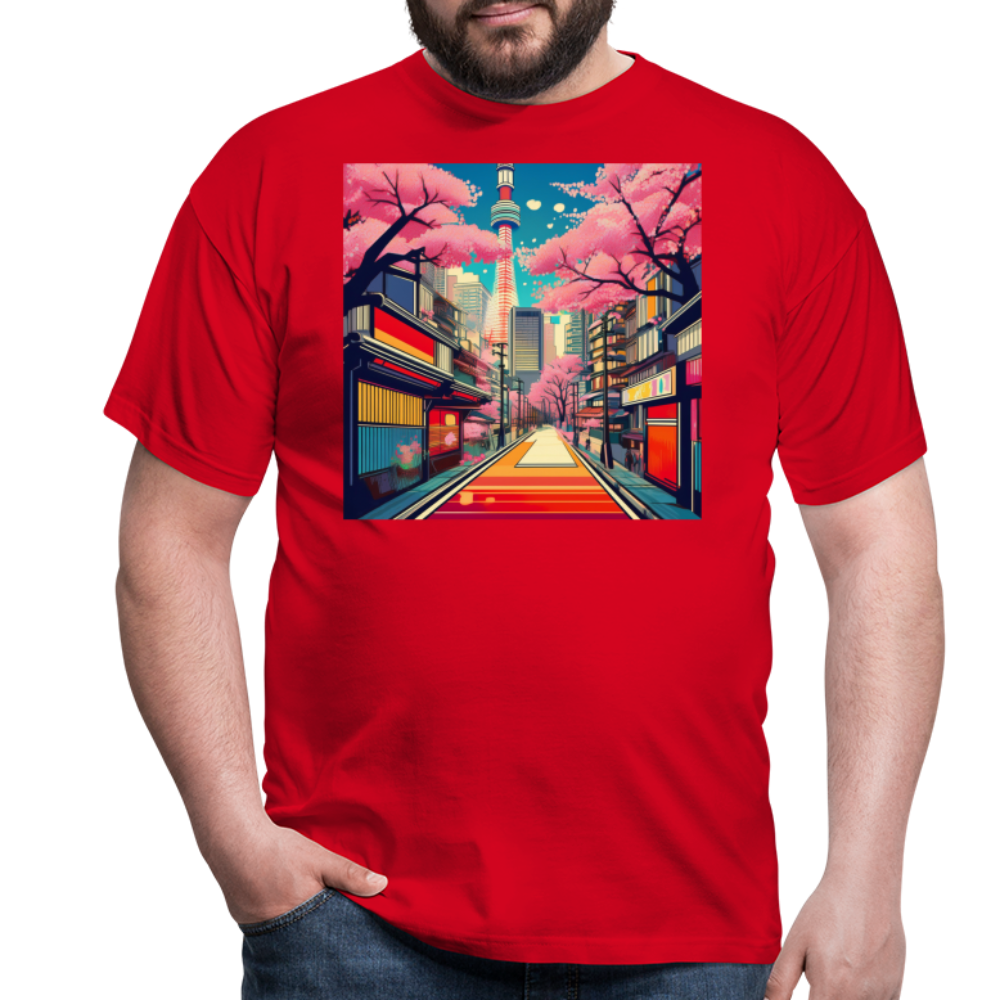 T-Shirt Japan "Tokyo" - Rot