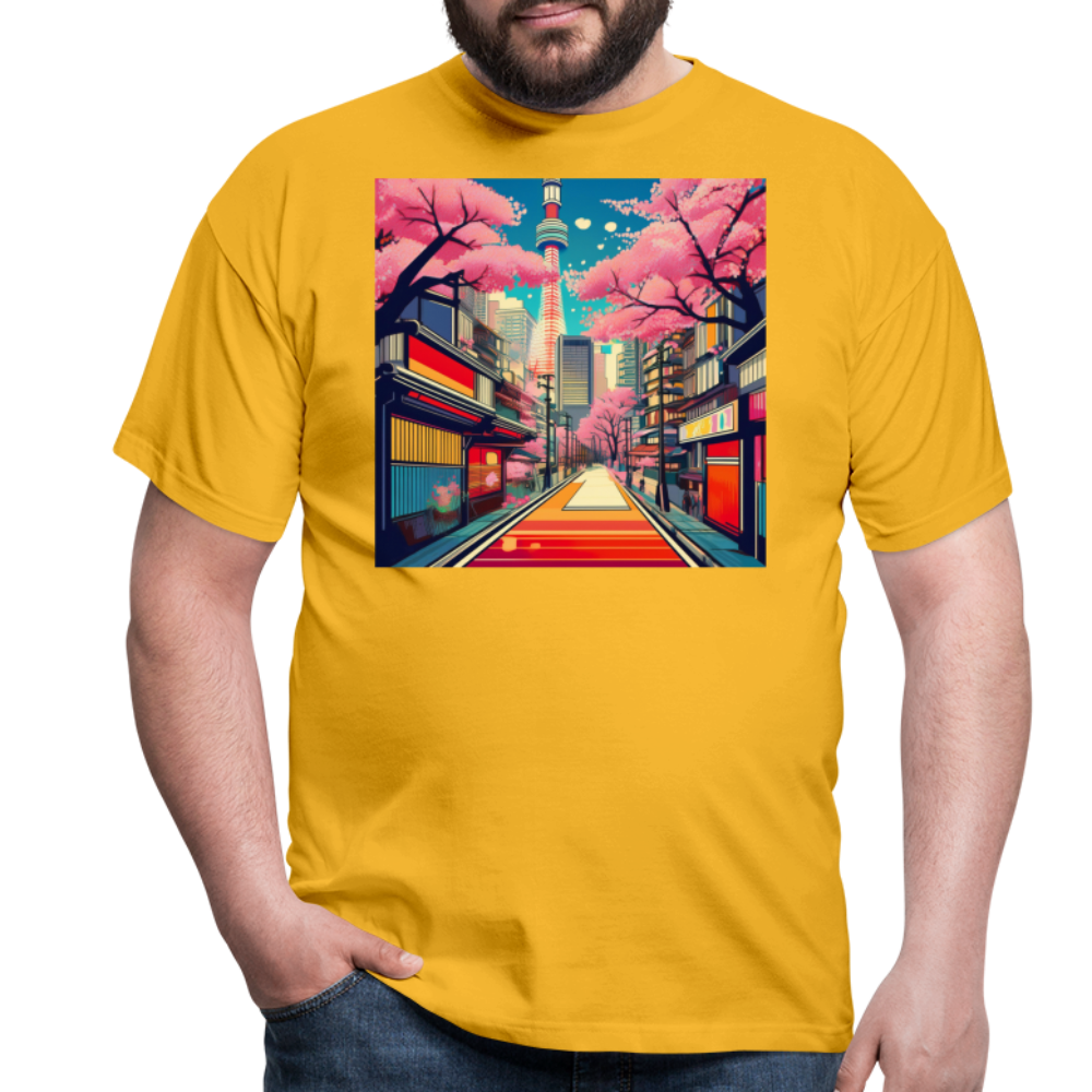 T-Shirt Japan "Tokyo" - Gelb