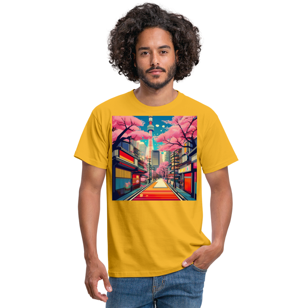 T-Shirt Japan "Tokyo" - Gelb