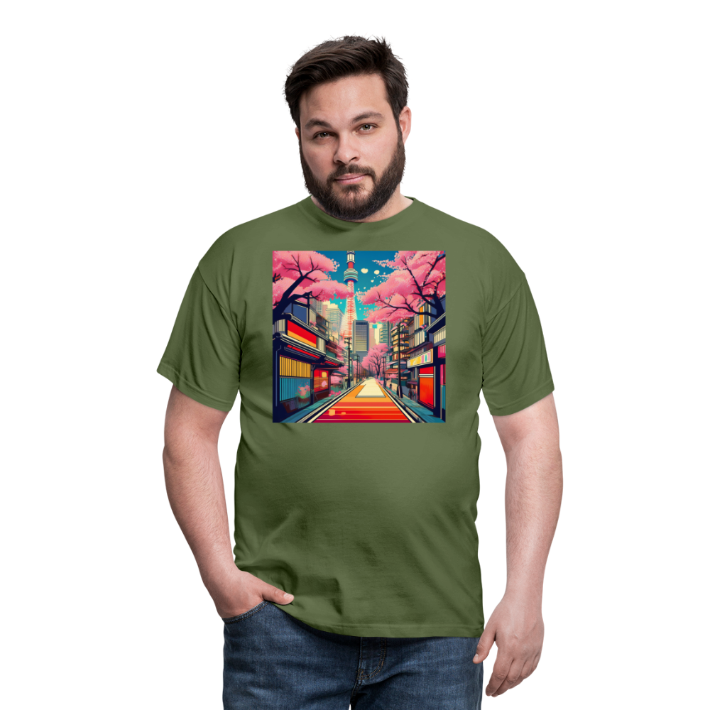 T-Shirt Japan "Tokyo" - Militärgrün