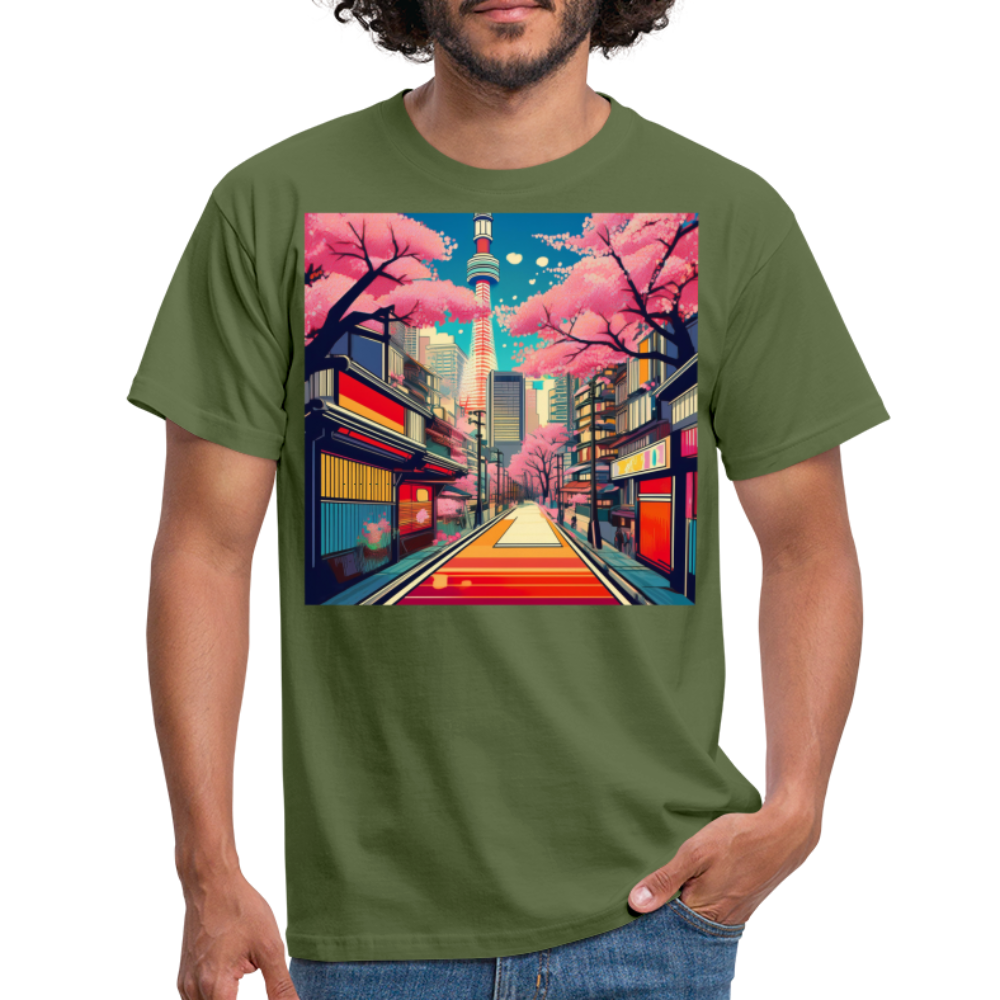 T-Shirt Japan "Tokyo" - Militärgrün